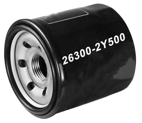 OE 26300-02501 Dla Hyundai 26300 2Y500 Metal I Filtr Papier Materiał Filtr olejowy